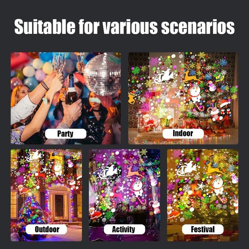 ⚡49% OFF!🔥LED Christmas Projection Lamp